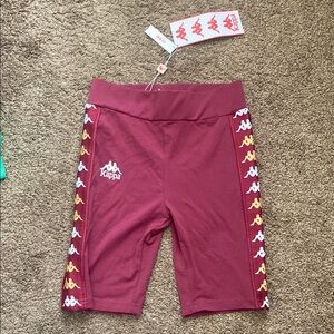 Kappa | NWT Red Athletic Shorts with Iconic Logo